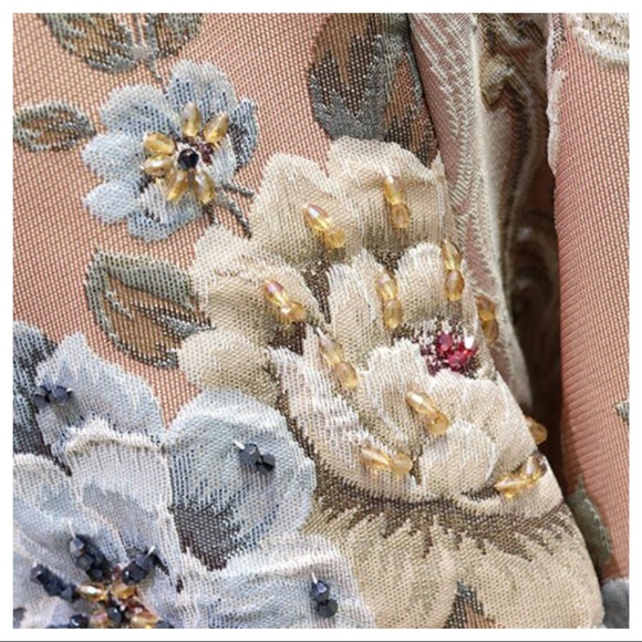 Gorgeous Romantic Embellished Rose Bomber Jacket The Luyzah - Picture 14 of 16